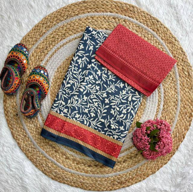 Lakhani lavynya cotton Saree manufacturers in Surat